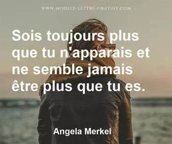 Citation de Angela Merkel