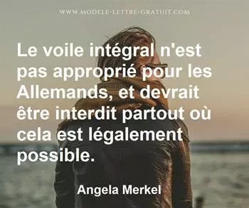Citation de Angela Merkel