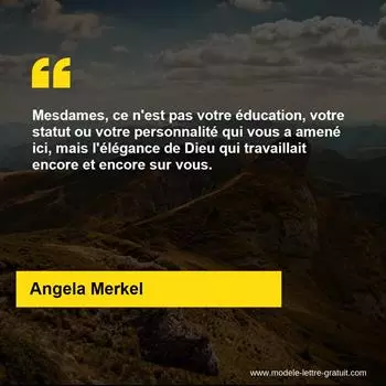 Citation Angela Merkel