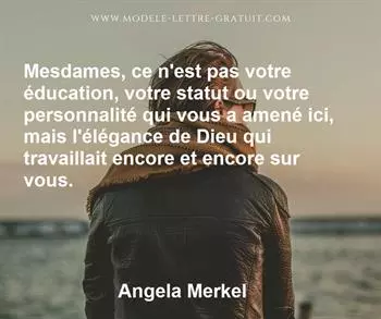 Citation de Angela Merkel