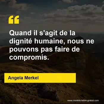 Citation Angela Merkel