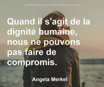 Citation de Angela Merkel