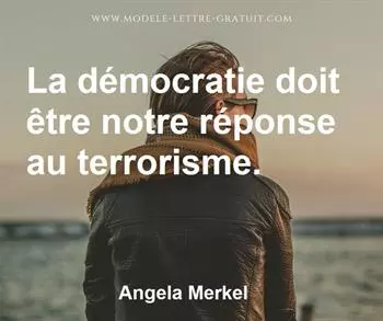 Citation de Angela Merkel