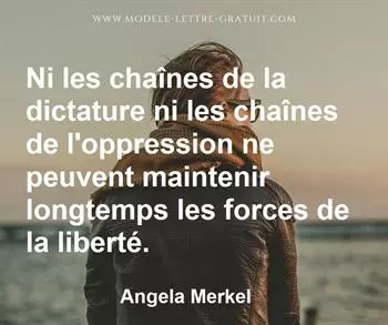 Citation de Angela Merkel