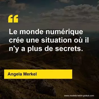 Citation Angela Merkel