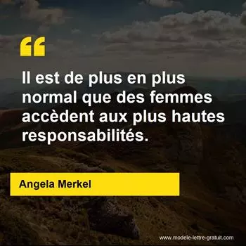 Citation Angela Merkel