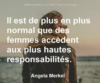 Citation de Angela Merkel