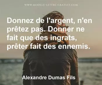 Citation de Alexandre Dumas Fils
