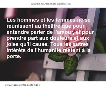 Citations Alexandre Dumas Fils