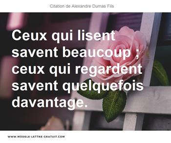 Citations Alexandre Dumas Fils