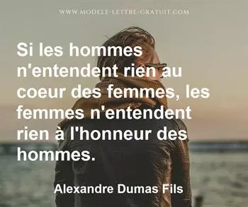 Citation de Alexandre Dumas Fils