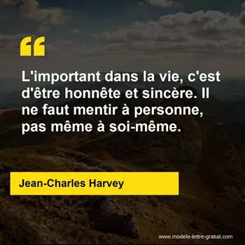 Citation Jean-Charles Harvey