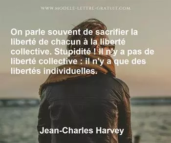 Citation de Jean-Charles Harvey