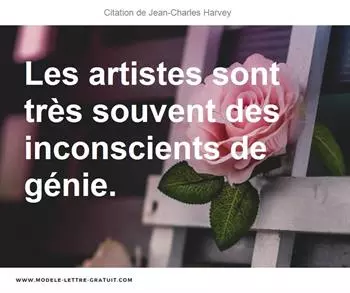 Citations Jean-Charles Harvey