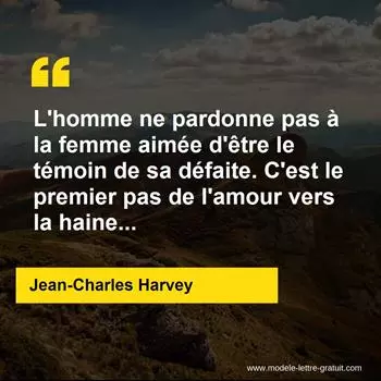 Citation Jean-Charles Harvey