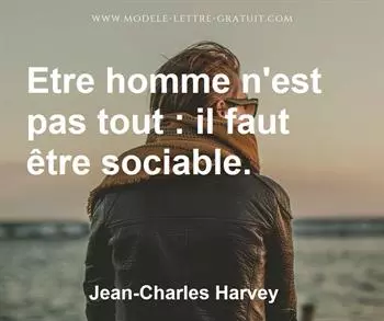 Citation de Jean-Charles Harvey