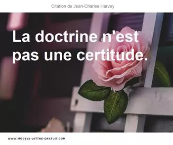 Citations Jean-Charles Harvey