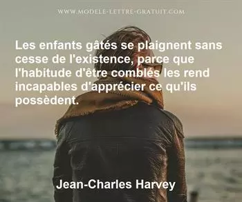 Citation de Jean-Charles Harvey