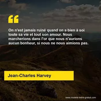Citation Jean-Charles Harvey