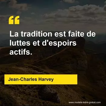 Citation Jean-Charles Harvey