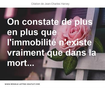 Citations Jean-Charles Harvey