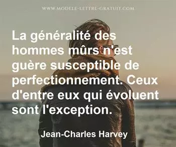 Citation de Jean-Charles Harvey