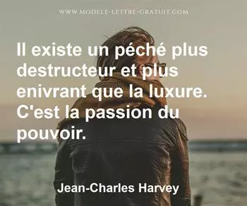 Citation de Jean-Charles Harvey