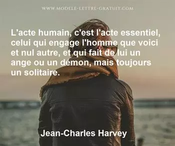 Citation de Jean-Charles Harvey