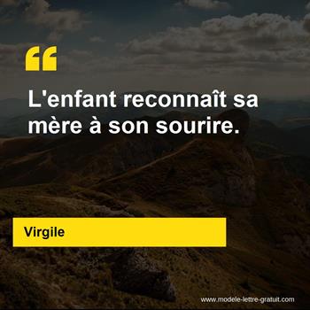 Citation de Virgile