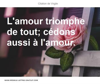 Citations Virgile