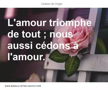 Citations Virgile