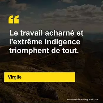 Citation Virgile