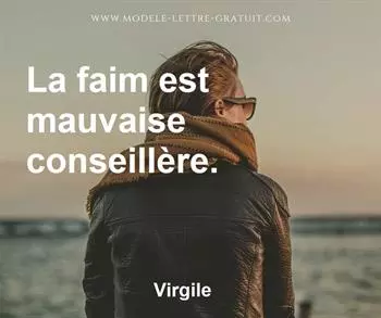 Citation de Virgile