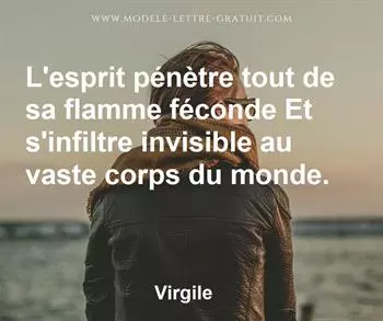 Citation de Virgile