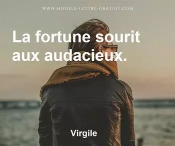 Citation de Virgile