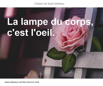 Citations Saint Matthieu