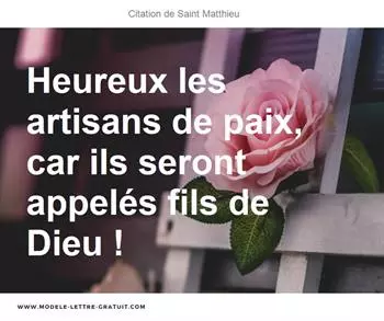 Citations Saint Matthieu