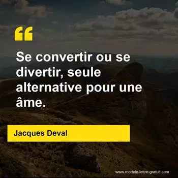 Citation Jacques Deval