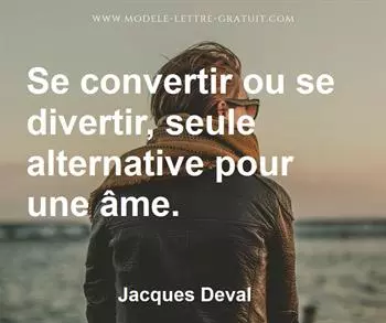 Citation de Jacques Deval