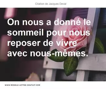 Citations Jacques Deval