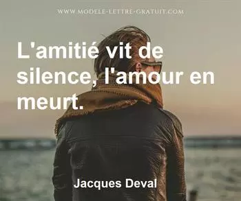 Citation de Jacques Deval