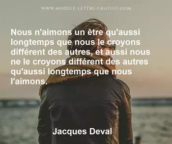 Citation de Jacques Deval