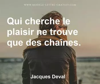 Citation de Jacques Deval