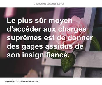 Citations Jacques Deval