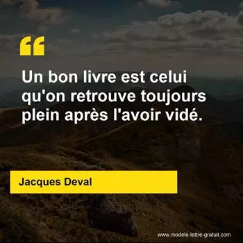 Citation Jacques Deval