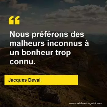 Citation Jacques Deval