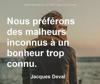 Citation de Jacques Deval