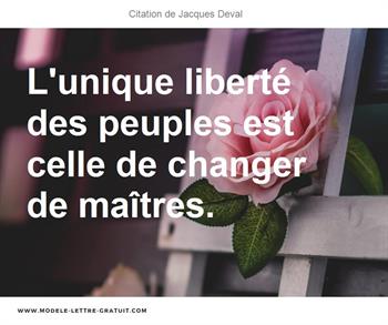 Citations Jacques Deval