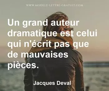 Citation de Jacques Deval