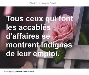 Citations Jacques Deval